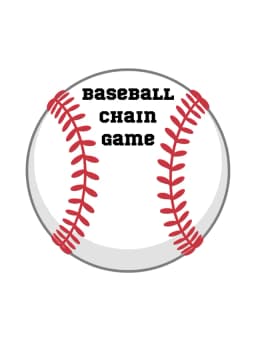 Baseball Name Chain