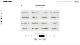 Connections Game