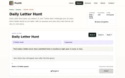 Daily Letter Hunt