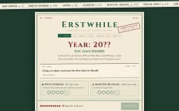 Erstwhile