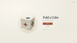 Fold a Cube