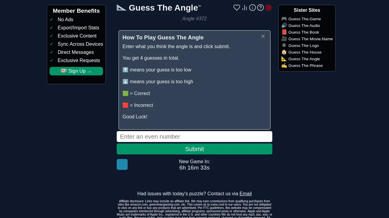 Guess The Angle