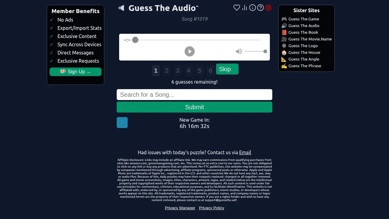 Guess The Audio