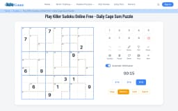 IQiQGame Killer Sudoku