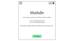 Mathdle
