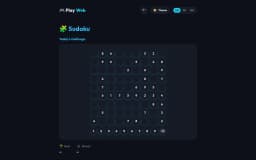 PlayWeb Sudoku