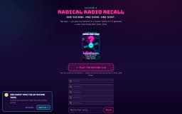 Radical Radio Recall