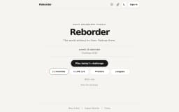 Reborder