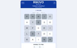 Rikivo Words
