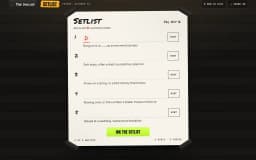 Setlist