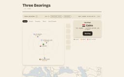 Three Bearings
