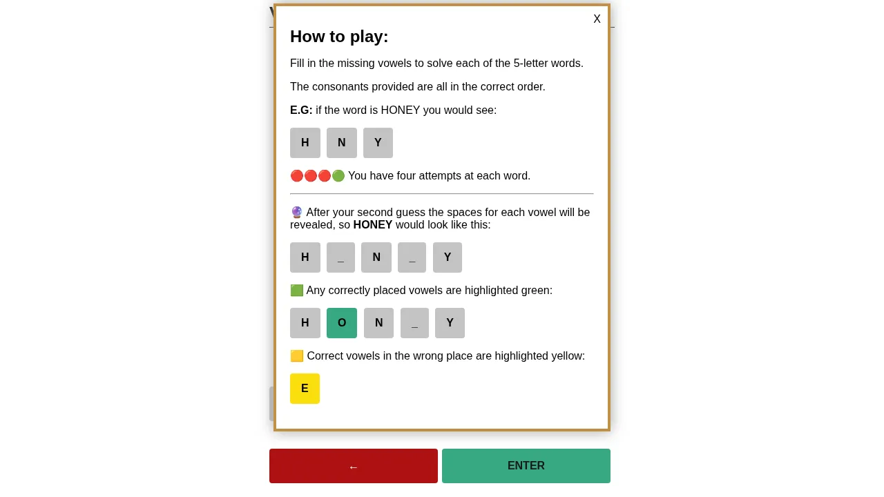 Vowel Play
