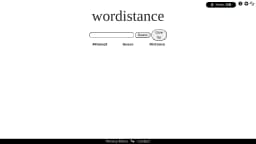 Wordistance