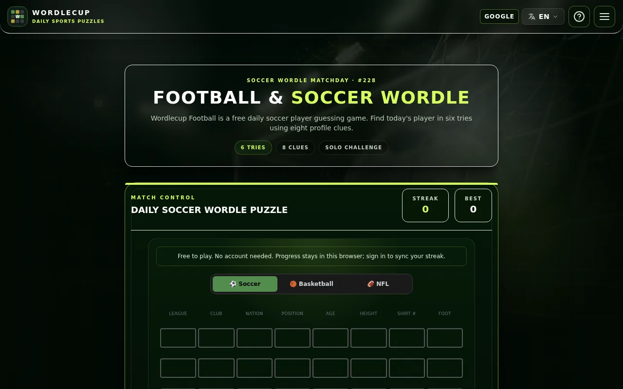 Wordlecup