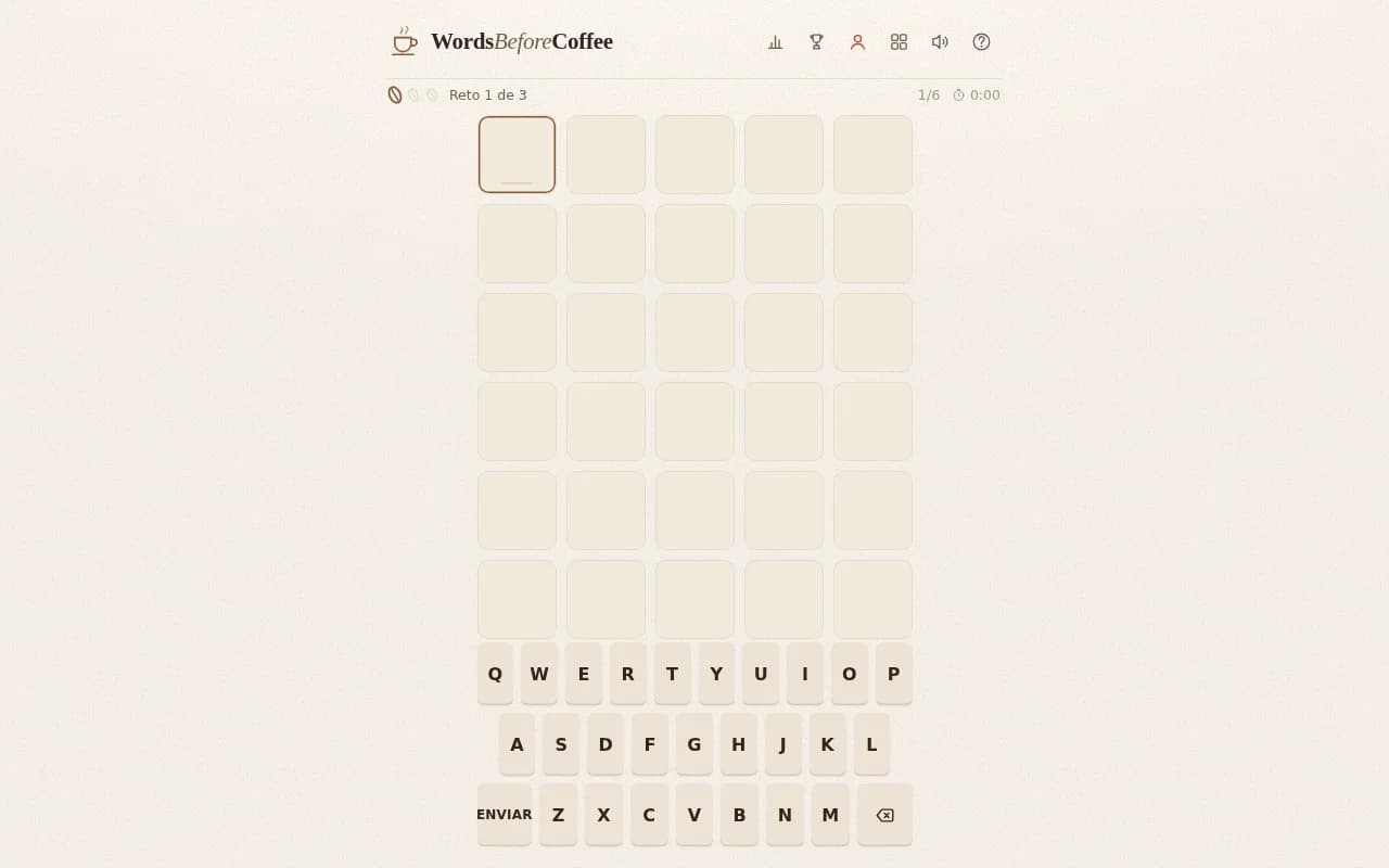 Words Before Coffee