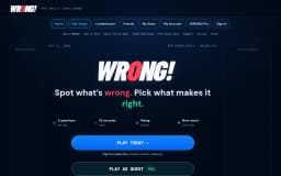 WRONG!