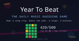 Year To Beat